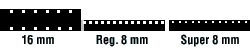 16mm film, 8MM film, Super 8mm film transfer